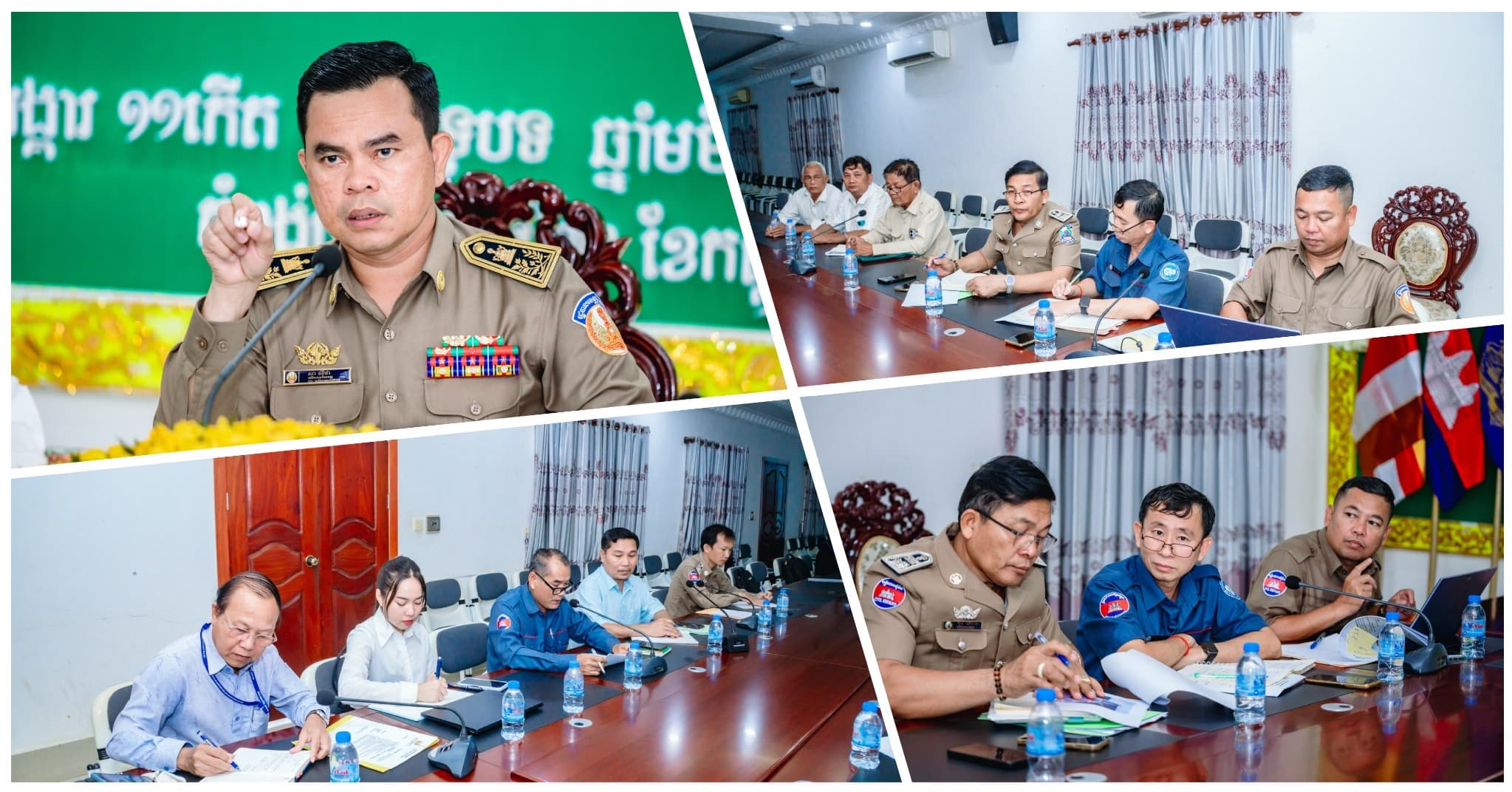 លោក សា ស៊ីថា ដឹកនាំកិច្ចប្រជុំពិនិត្យ និងពិភាក្សាករណីទំនាស់ព្រំដីរបស់ប្រជាពលរដ្ឋ ២គ្រួសារ នៅស្រុកព្រៃឈរ