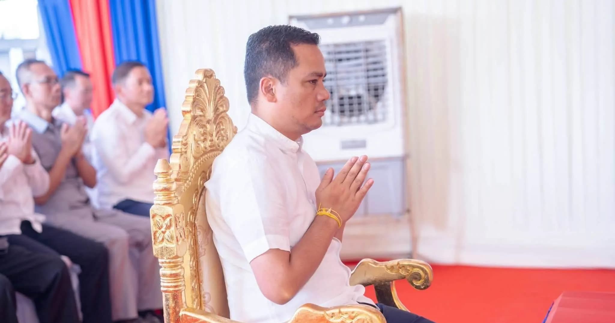 ពិធីចំរើនព្រះបរិត្តប្រោះព្រំបួងសួងសុំសេចក្តីសុខ នៃការសាងសង់ "មជ្ឈមណ្ឌល ស សុខា ស៊ីធរកណ្ដាល" ស្ថិតនៅភូមិព្រៃដើមថ្នឹងទី២